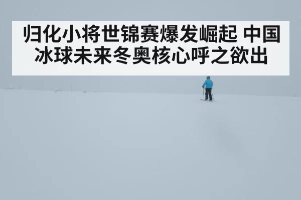 归化小将世锦赛爆发崛起 中国冰球未来冬奥核心呼之欲出